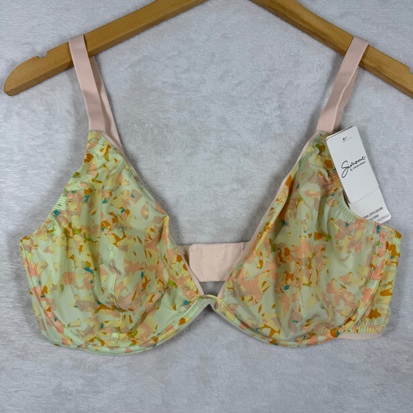 Simone Perele Other - Simone Perele Charlotte Triangle Underwire Bra Terrazzo Print 36E 1B5350 NEW